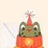 Happy Postal card