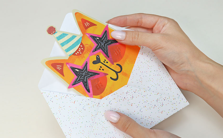 Happy Postal card